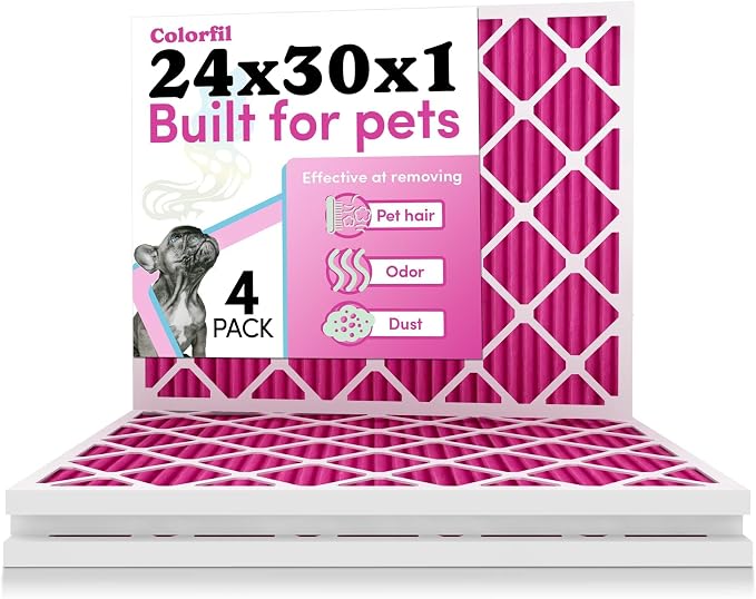 24x30x1 Air Filter by Colorfil | Color Changing Filters by ColorfilAirFilters