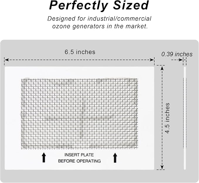 Ceramic Ozone Plates 3 Pack, Perfect 6.5-inch x 4.5-inch Replacement Ozone Plate - Image 2