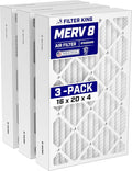 Filter King 16x20x4 Air Filter Dust & Allergy Control AC Furnace Filters by FilterKing