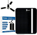 Ceiling Fan Filters for Blades, Captures Dust, Pet Dander & Odors, Easy Peel & by Hvatry