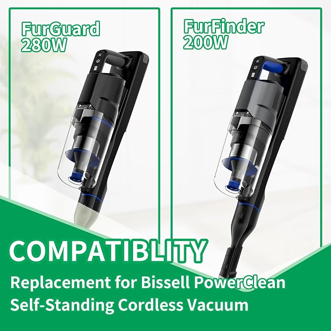 Replacement HEPA Filters for Bissell PowerClean Cordless Vacuum 4039, 2 HEPA - Image 3