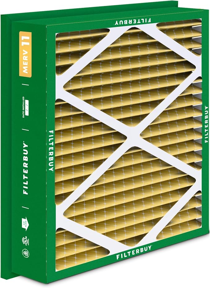 Filterbuy 24x24x5 Air Filter MERV 11 Superior Pet & Allergy Defense, - Image 9