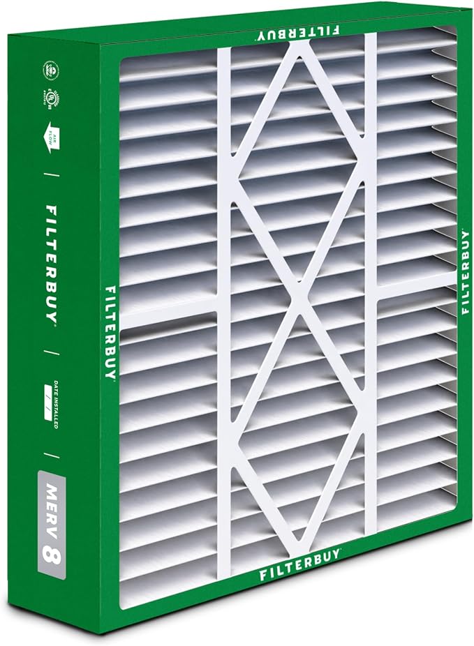 Filterbuy 19x20x5 Air Filter MERV 8 Essential Dust & Allergy Defense, Pleated - Image 8