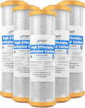 5 Pack High Efficiency Activated Carbon Water Filter Cartridge 5 Micron Fits by ProWaterParts