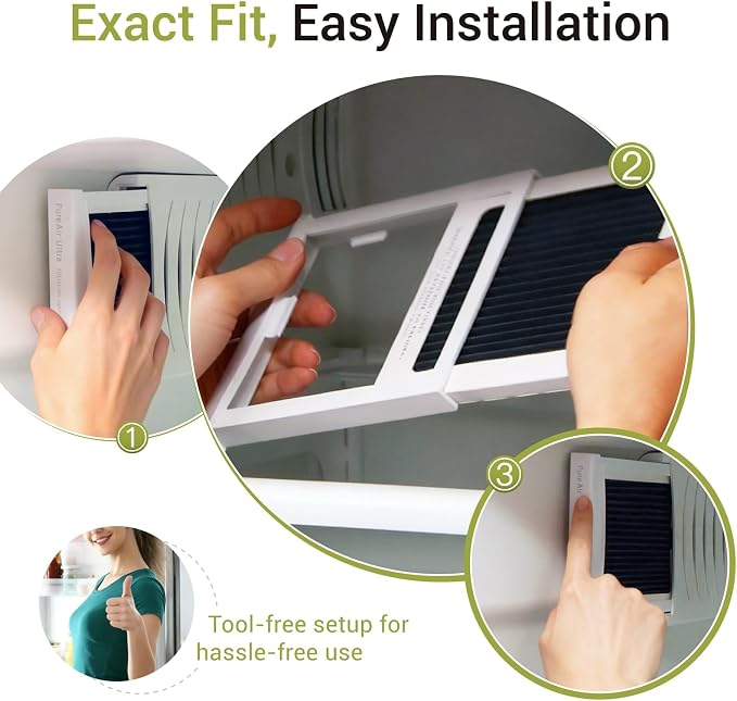 6 Pack Upgrade Refrigerator Air Filter Replacement Compatible - Image 5