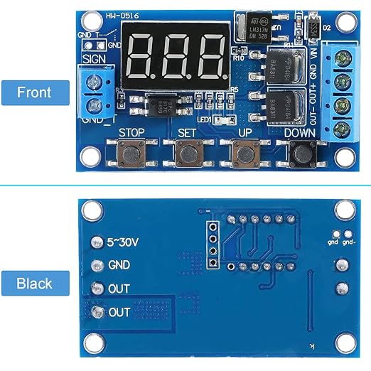 2 pcs DC 5V-36V Relay Module Digital LED Relay Board Trigger Cycle Switch Delay - Image 3