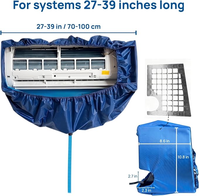 Mini Split Cleaning Kit, Waterproof Cleaning Bag, AC Cleaning Kit Fits 27" - Image 6