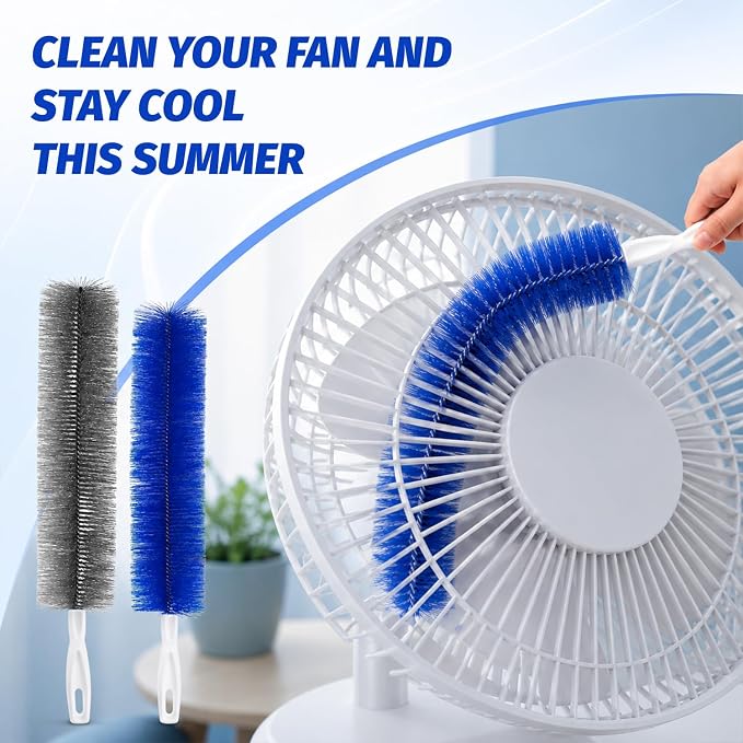 2Pcs Fan Cleaning Brush, Bendable Dust Collector, Car Dust Collectors, - Image 4