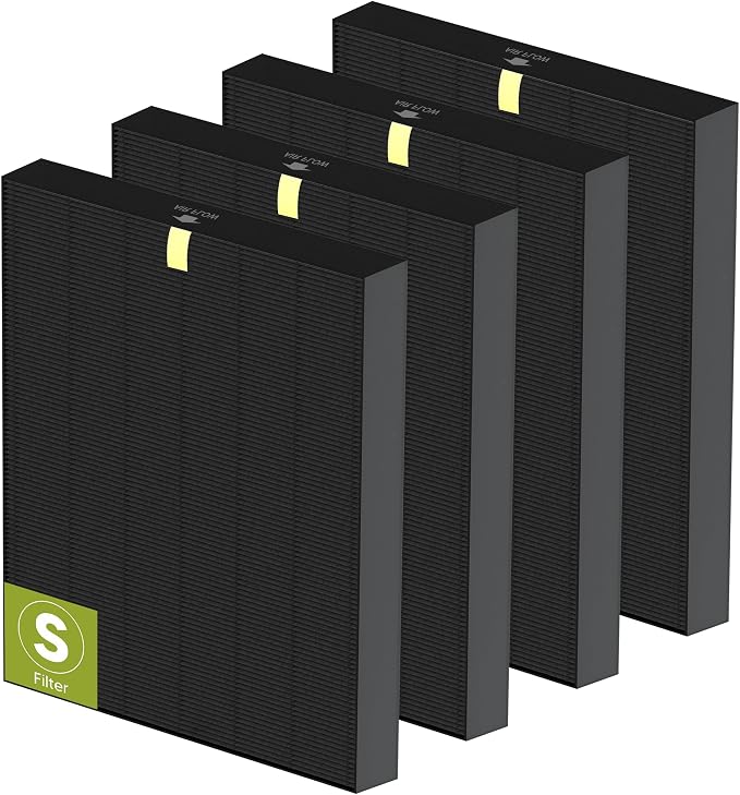 4 Pack C545 Smoke Remover Replacement Filter S by PETOX