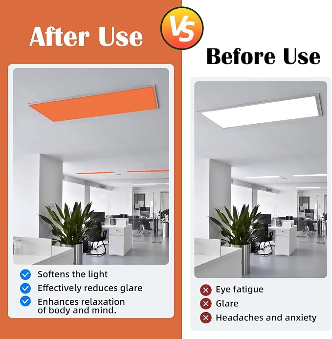 ANGSYLTH 8 Pcs Fluorescent Light Covers - Image 3