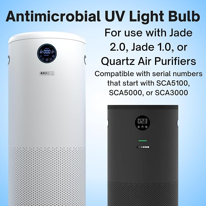 UV Light Bulb for Jade 2.0, Jade 1.0 and QUARTZAIR HEPA Air Purifier, 1 Pack - Image 2