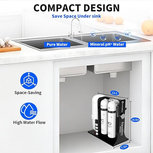 WINGSOL Dual Mode Integrated Reverse Osmosis Water Filter, NSF/ANSI 42&53&58 - Image 9