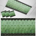 2x4 ft Fluorescent Light Cover for Ceiling Abstract Green Gradient Diamond by Unknown
