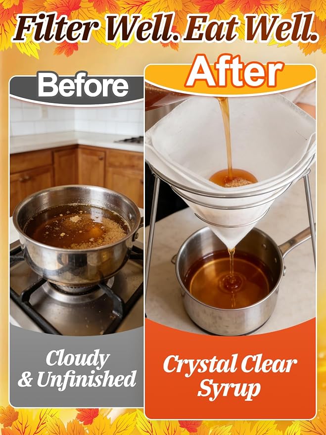 3pcs 2.3 Quart Maple Syrup Filter - Image 2