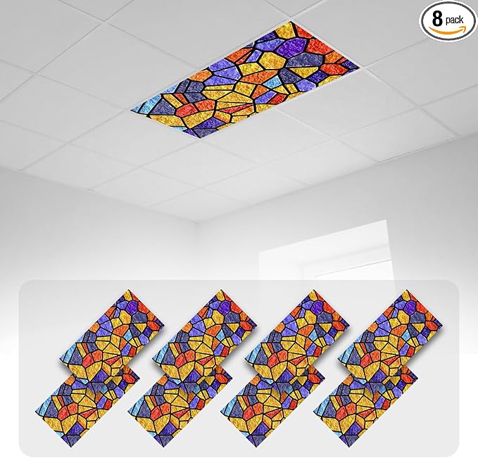 8 Pcs Fluorescent Light Covers by Euphonium