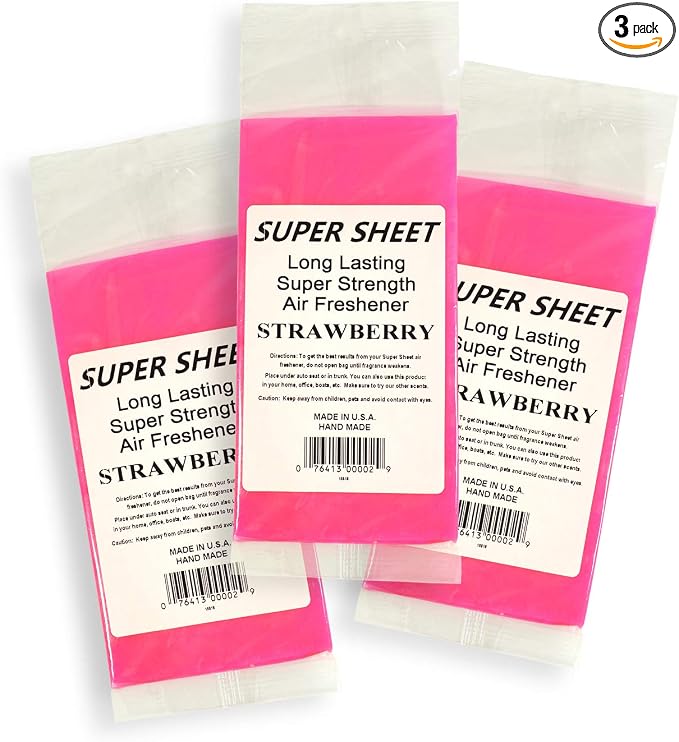 Super Sheet Small Under Seat Car Air Freshener by Jenray