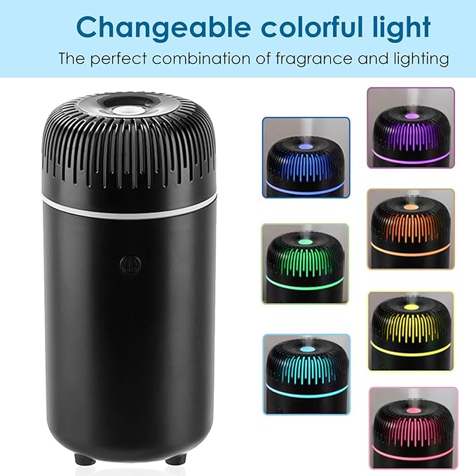Car Diffuser Humidifier USB Aromatherapy Essential Oil Air Freshener USB Cool - Image 2