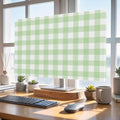 Green Stripes Buffalo Checker Indoor TV Cover, Elastic TV Screen Protector by Unknown