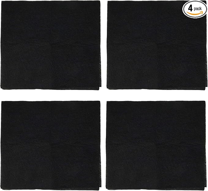 CFS Pack of 4, Universal Cut to Fit Carbon Pre-Filter Pad Roll by CompleteFiltrationServices