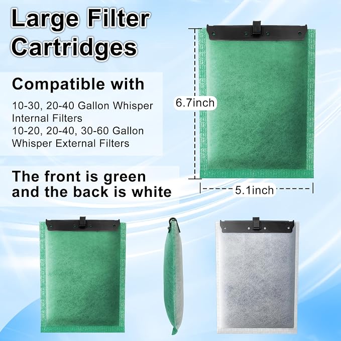 driamor 16 Pack Large Filter Cartridges Compatible - Image 2