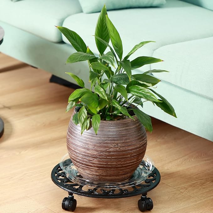 3 Packs 14 Inch Rolling Plant Stand - Image 8