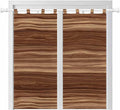 Brown Western Living Room Curtains 84 Inch Length, Window Curtains Tab Top by Unknown
