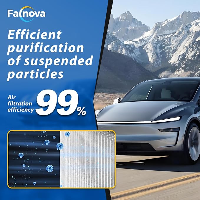 Compatible with Tesla Model Y 2020-2025 Juniper Cabin Air Filter Intake HEPA - Image 7