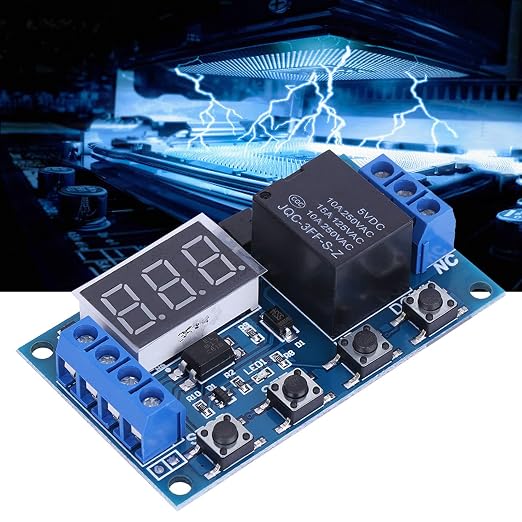 DC 6V~30V Multifunction Delay Time Module Switch Control Relay Cycle Timer - Image 7