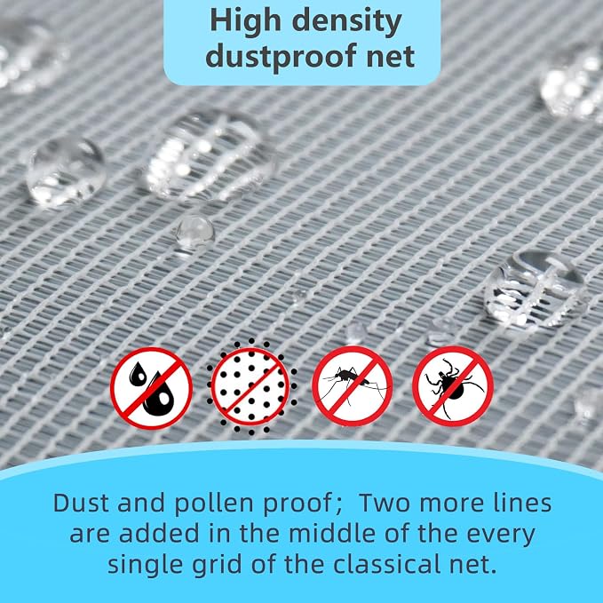 High Density Screen Pollen Proof Net Dust and Pollen Proof Screen Mesh - Image 2