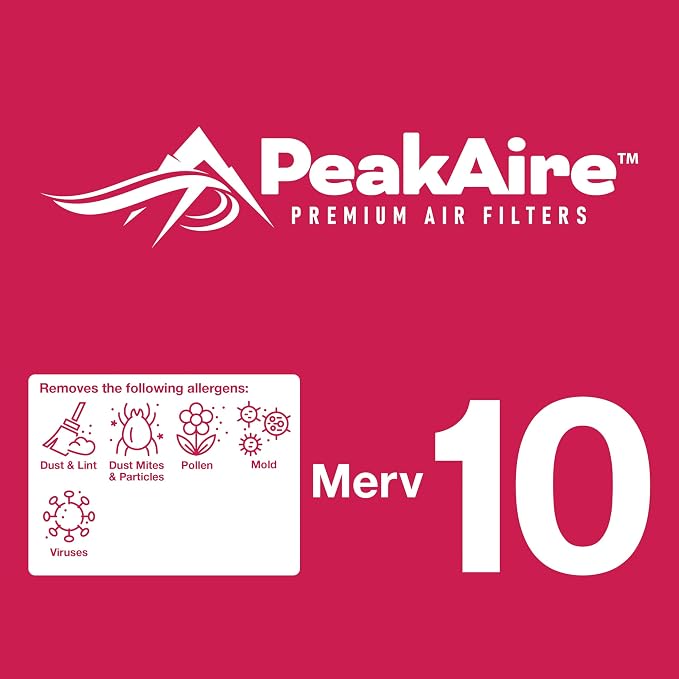 Merv 10 Standard 10" x 24" x 1" Air Filter - Image 4