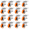 Caster Wheels, 2.5 Inch Casters Set of 16, Heavy Duty Casters by BOSGEOT