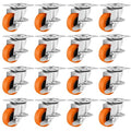 Caster Wheels, 2.5 Inch Casters Set of 16, Heavy Duty Casters by BOSGEOT