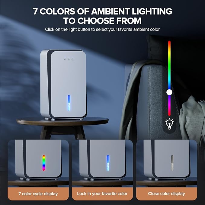 1000 sq.ft Dehumidifier for Home, Dehumidifiers for Basement, Bedroom - Image 4