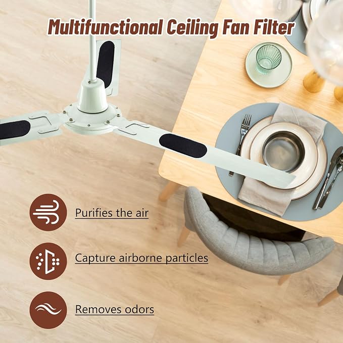 BigKing 10pcs Ceiling Fan Filters - Image 4