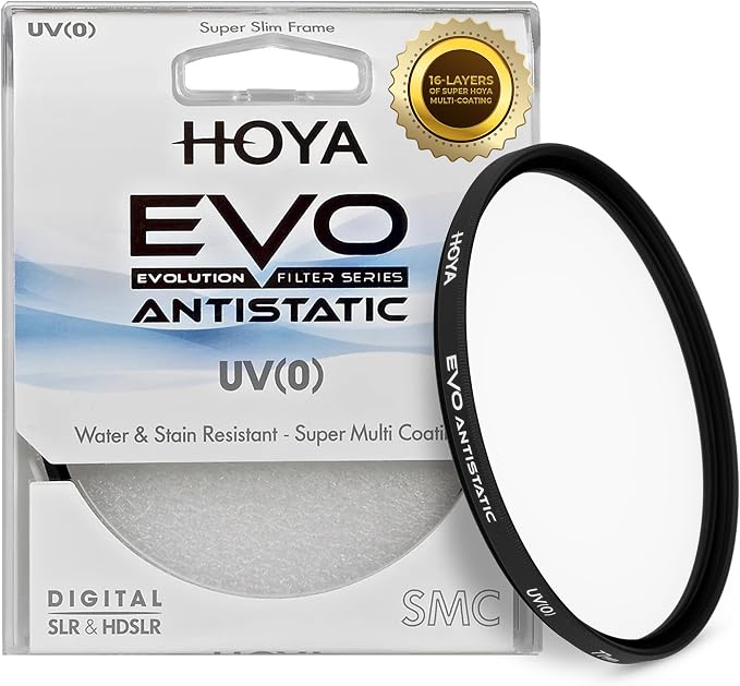 Hoya EVO Antistatic 46mm UV Filter — Camera Filters by HOYA