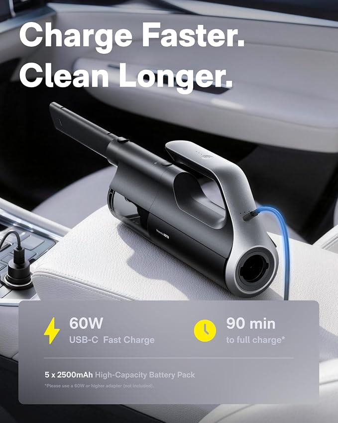 HOTO BlowVac™ Handheld Vacuum Cordless, Car Vacuum Cleaner - Image 5