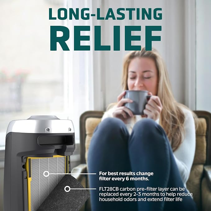 GermGuardian Filter C HEPA Pure Genuine Air Purifier Filter, Removes 99.97% of - Image 3