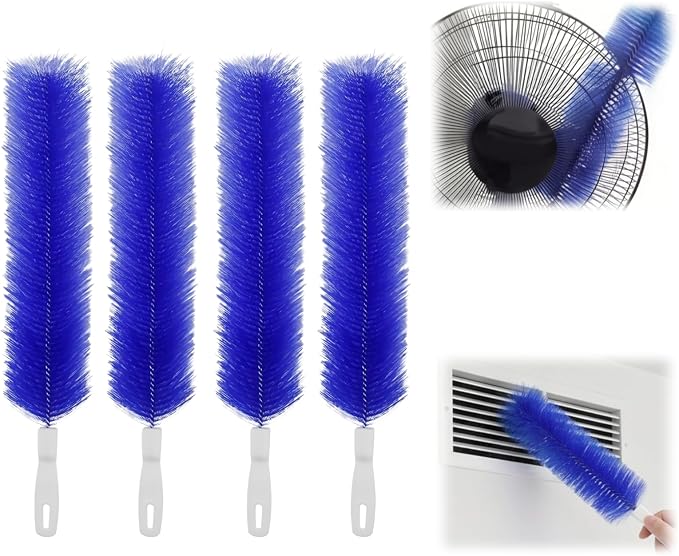 Bendable Microfiber Head, 2026 Fan Cleaner Brush, Washable Reusable Dust Remover by UUJQAC