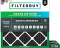 Filterbuy 24x24x1 Air Filter MERV 10 Odor & Allergy Defense by Filterbuy