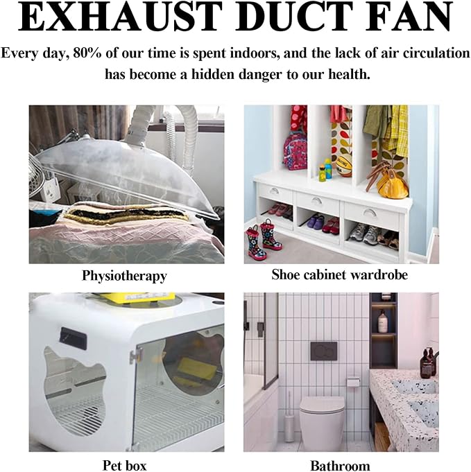 2” 18W Duct Ventilation Fan 50mm - Image 2