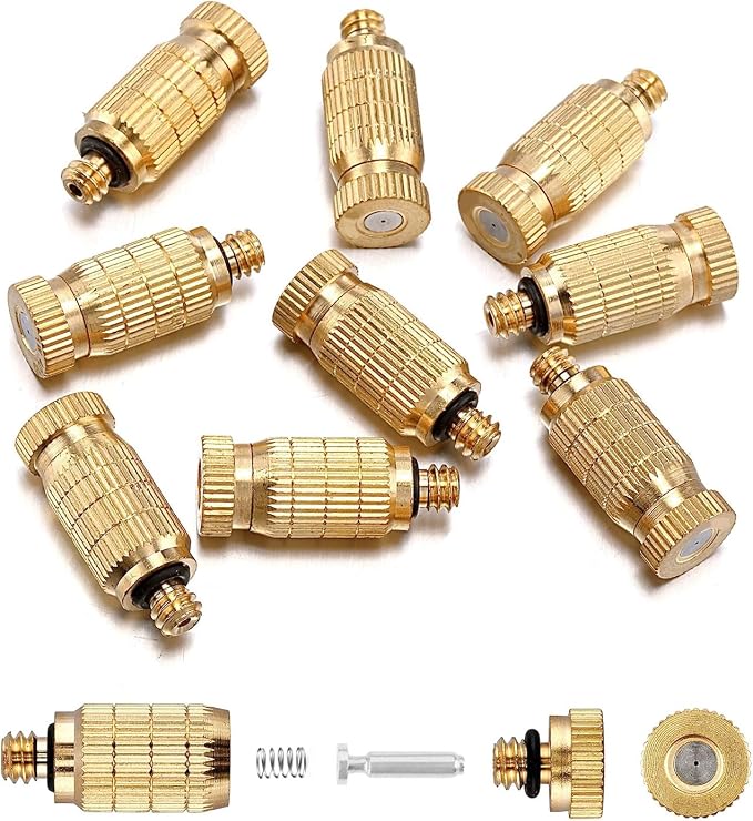 20pcs High Pressure Atomizer Nozzle Brass Misting Nozzles - Image 3