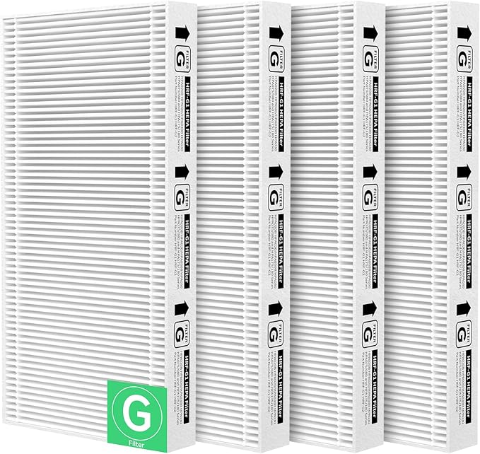 4-Pack HRF-G Replacement Filter Compatible by GoKBNY
