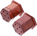 ULTECHNOVO 2pcs Hexagonal Wooden Incense Burner Decorative Censer by ULTECHNOVO
