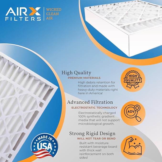 AIRX FILTERS WICKED CLEAN AIR. 20x20x5 Air Filter MERV 11 Compatible - Image 4