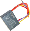 HQRP Capacitor compatible with Hampton Bay Ceiling Fan 5uf+6.5uf+6.5uf 5-Wire by HQRP