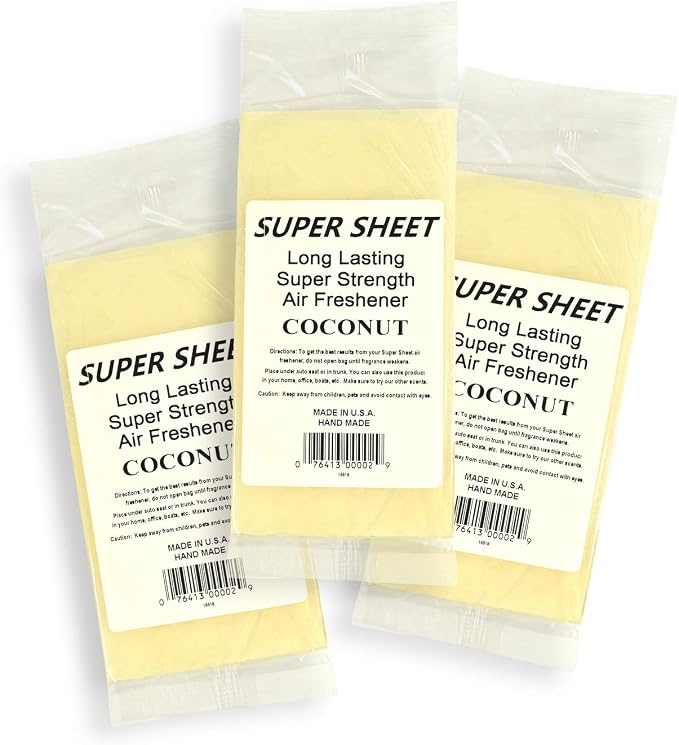 Super Sheet Small Under Seat Car Air Freshener by Jenray