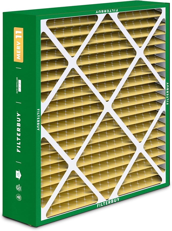 Filterbuy 20x25x5 Air Filter MERV 11 Superior Pet & Allergy Defense, Pleated - Image 9