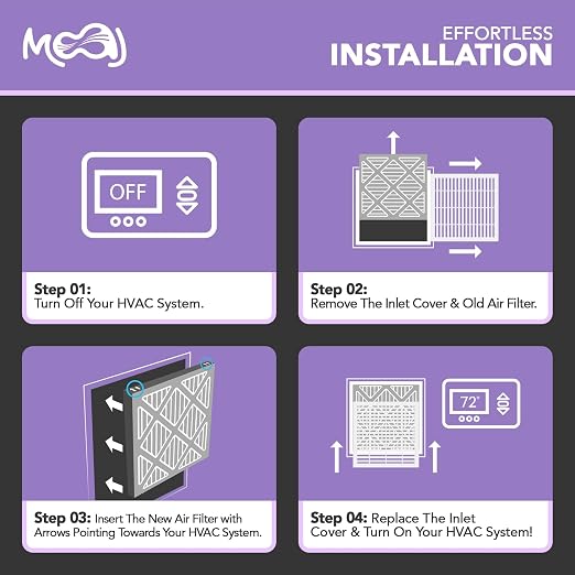 20x25x1 Air Filter | MERV 12 | MOAJ Elite Bacterial & Viral Defense | BASED IN - Image 6
