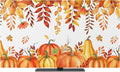 Thanksgiving Pumpkin Autumn Leaf Indoor TV Cover, Elastic TV Screen Protector by Unknown