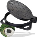 12 in Cast Iron Manhole Cover and Frame by MOSINSBO